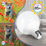 MAXvolador G25 LED Globe Light Bulb 60W Equivalent, Daylight White 5000K E26 Vanity Light Bulbs for Bathroom Makeup Mirror, Round Bulb Non-Dimmable 8-Pack MAXvolador