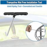 Ketofa 12FT Trampoline Mat Replacement, Fits 5.5" Springs 72 V-Hooks Round Trampoline Frame, 127" Premium Trampoline Jumping Mat (Excluding Frame and Spring) Ketofa