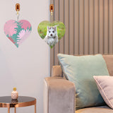 4pcs Sublimation Wind Spinner Blanks Heart, 8 inch Sublimation Blanks Spinners, Metal Wind Spinners for Crafts, 3D Wind Spinners Hanging for Indoor Outdoor Garden Lawn Yard Decoration SAVITA