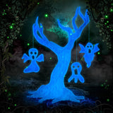 TEQStone Glow in The Dark PLA Filament 1.75mm Blue, Consistent Diameter +/- 0.03mm, Vacuum Packaging, Compatible with Various 3D Printers, 1KG Spool TEQStone