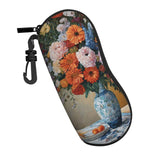 WTTRAEHHM (Flower Diamond Painting) Glasses Case Eyeglasses Soft Pouch Neoprene Zipper Sunglasses Case With Belt Clip For Men Women WTTRAEHHM