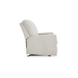 Signature Design by Ashley Aviemore Modern Manual Rocker Recliner, White Signature Design by Ashley