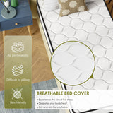 PayLessHere 8 Inch Mattress Medium Firm Spring Mattress Cool Sleep Pressure Relief Fiberglass Free Twin Size Mattress in a Box CertiPUR-US Certified Breathable Foams Mattress PayLessHere