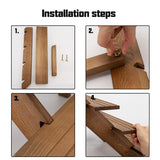 TOUNALKER 2 Packs Wood Display Stand, 4-Step Tiered Upgraded Wooden Retail Rustic Risers Display Shelf Organizer, Tabletop Vendor Display Shelves Rack for Collectibles Pop Figures Perfumes Desserts TOUNALKER