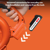 2 Packs 3.0Ah 20V Battery and Charger Combo Replacement for Black and Decker 20v Max 3.0Ah, LBXR20 LB20 LBX20 LBX4020 Cordless Power Tools with 20 Volt Output Battery Charger Battboozter