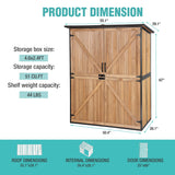 Sheds & Outdoor Storage,Large Garden Shed with Metal Frame Structure and Adjustable Shelves,Bike Storage Tool Cabinet Box for Backyard Garden Patio Lawn (Brown) Suumerpety