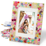 LEJITEKK DIY Picture Frame Craft Kit for Kids - Crafts for Girls 8-12, Tween Girls Gifts 10-12, Mosaic Kids Arts and Crafts Ages 6-8 LEJITEKK