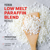 Blended Waxes, Inc. Paraffin Wax for Candle Making, Easy to Use Pastilles, Premium and Low Melt Paraffin Wax for Candles, 127F Melt Point, 10 lb Pack BW Blended Waxes, Inc.