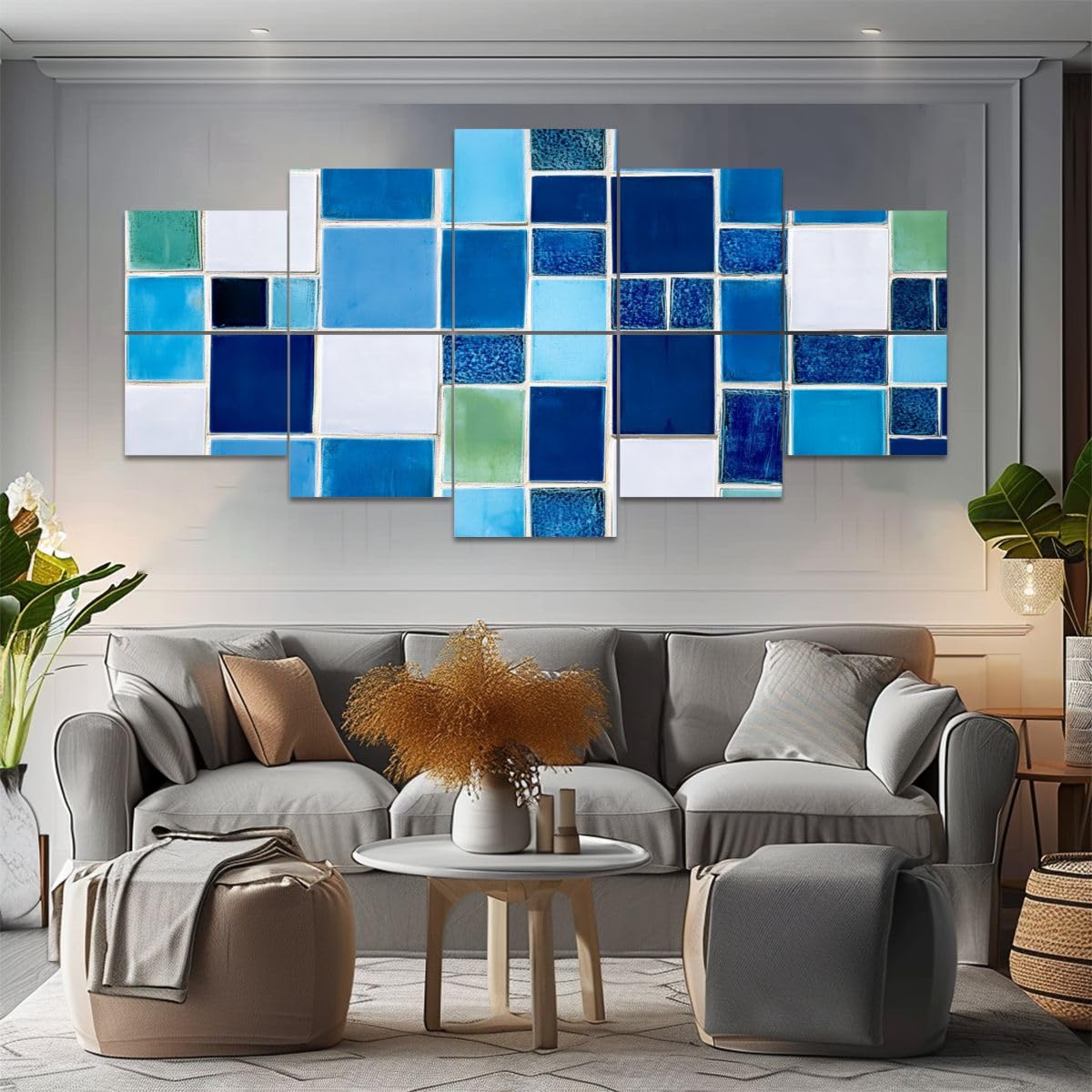 10 Pack Acoustic Panels A surface square tiles different shades blue Acoustical Soundproof Wall Panels Sound Absorbing Panel Reduce Room Echo Reverberation Acoustic Treatment AT5ZR4PD