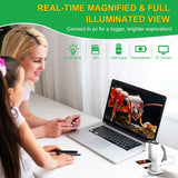 Laradola Microscope for Kids: Mini Pocket Digital Microscope 1000X Zoom Science Kits Learning & Educational STEM Toys for Age 3 4 5 6 7 8 10-12 Boys Girls Christmas Birthday Gifts Laradola