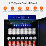 Velieta 24 Inch Outdoor Beverage Refrigerator Cooler,Stainless Steel Wide Refrigerator for 210 Cans,Fit Perfectly for 24" Space Built-in Counter or Freestanding with powerful and quiet cooling system Velieta