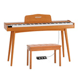HEXANT 88- Key Digital Keyboard Piano, Wooden Electric Hammer Weighted Full Size Keyboard Piano, with 3-Pedal, MIDI Connection, Multi-Functional HEXANT