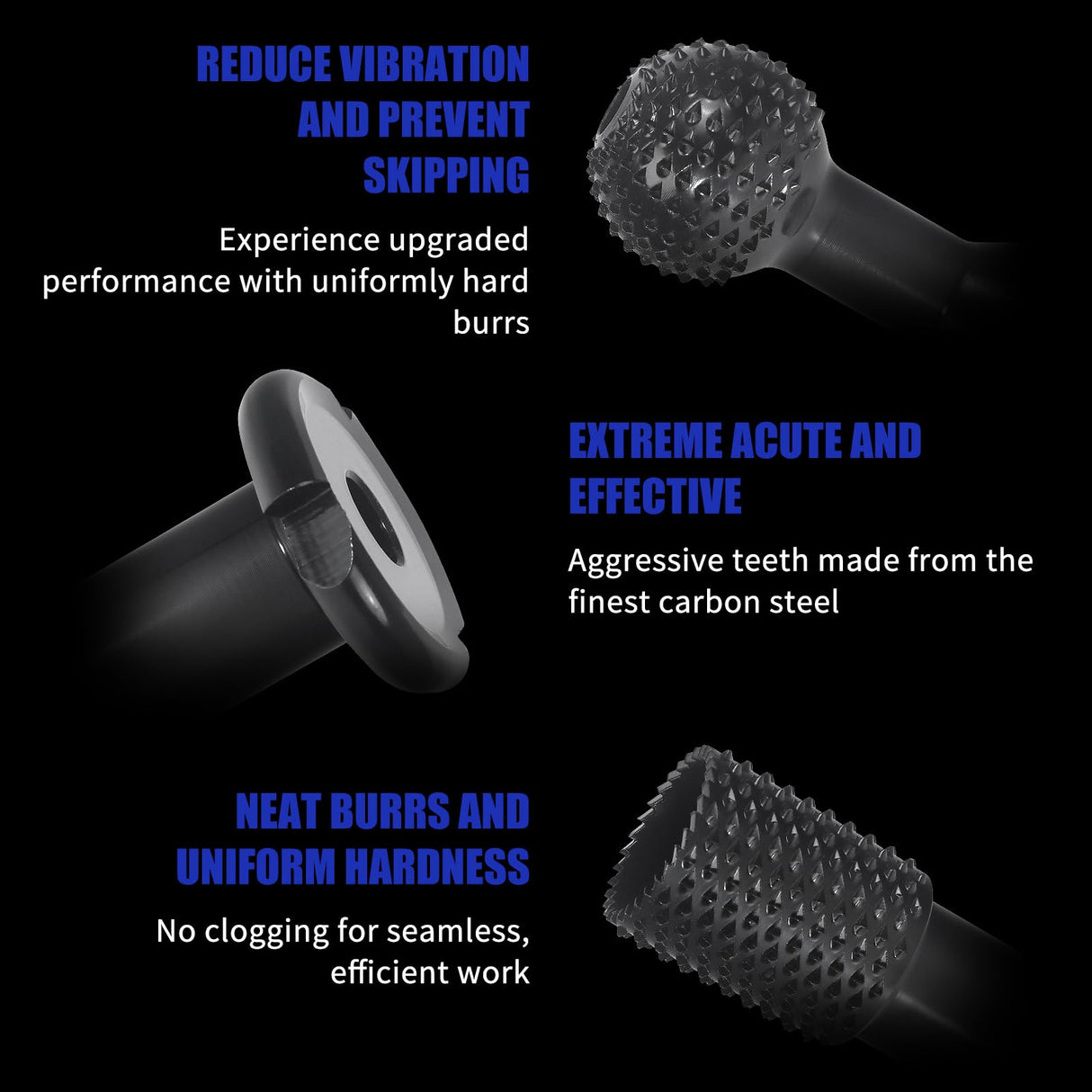 3 PCS Upgraded Wood Grinder Ball Gouge with 5/8-11 Thread for 4 1/2 and 5 Inch Angle Grinder Attachments, Power Carving Tools with Sphere Rotary Burr Carbide Steel Electric for Wood Hollowing Slotting Pomsare