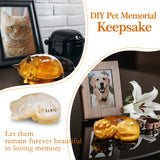 LET'S RESIN Pet Memorial Statue Resin Molds,3D Animal Epoxy Resin Molds for Preserving Pet Hairs & Ashes, Sleeping Dog and Cat Figurine Silicone Molds,Great for DIY Resin Pet Keepsakes, Pet Loss Gifts LET'S RESIN