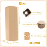 24 PCS Gift Boxes for Sublimation Tumbler 9.8 x 3.3 x 3.3 Inch Corrugated Cardboard Shipping Box for 12oz, 20oz, 30oz Heat Press Sublimation Blanks Skinny Cup for Shipping Gift Wrapping JINGHANGER