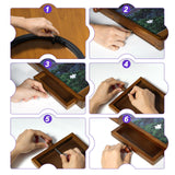 Sunix 1500 Piece Rotating Puzzle Board with 6 Drawers and Cover, 36"x26" Portable Wooden Jigsaw Puzzle Table for Adults & Kids, Premium Smooth Work Surface, Spinning Puzzle Board Birthday Gift for mom Sunix