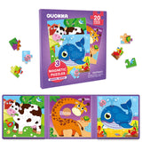 QUOKKA Magnetic Puzzles for Toddlers 2-4 - 20 Pieces Sudoku Puzzles Games for Kids Ages 3-5 - Animal Car Activities Toy for Boys and Girls 4-6 yo - Learning Magnet for Road Trip QUOKKA