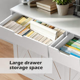 GTFURNI 71" Tall Kitchen Pantry Storage Cabinet Large Farmhouse Hutch Cabinet with Microwave Stand, Charging Station, Adjustable Shelves, Countertop for Dining Room, Living Room, White GTFURNI