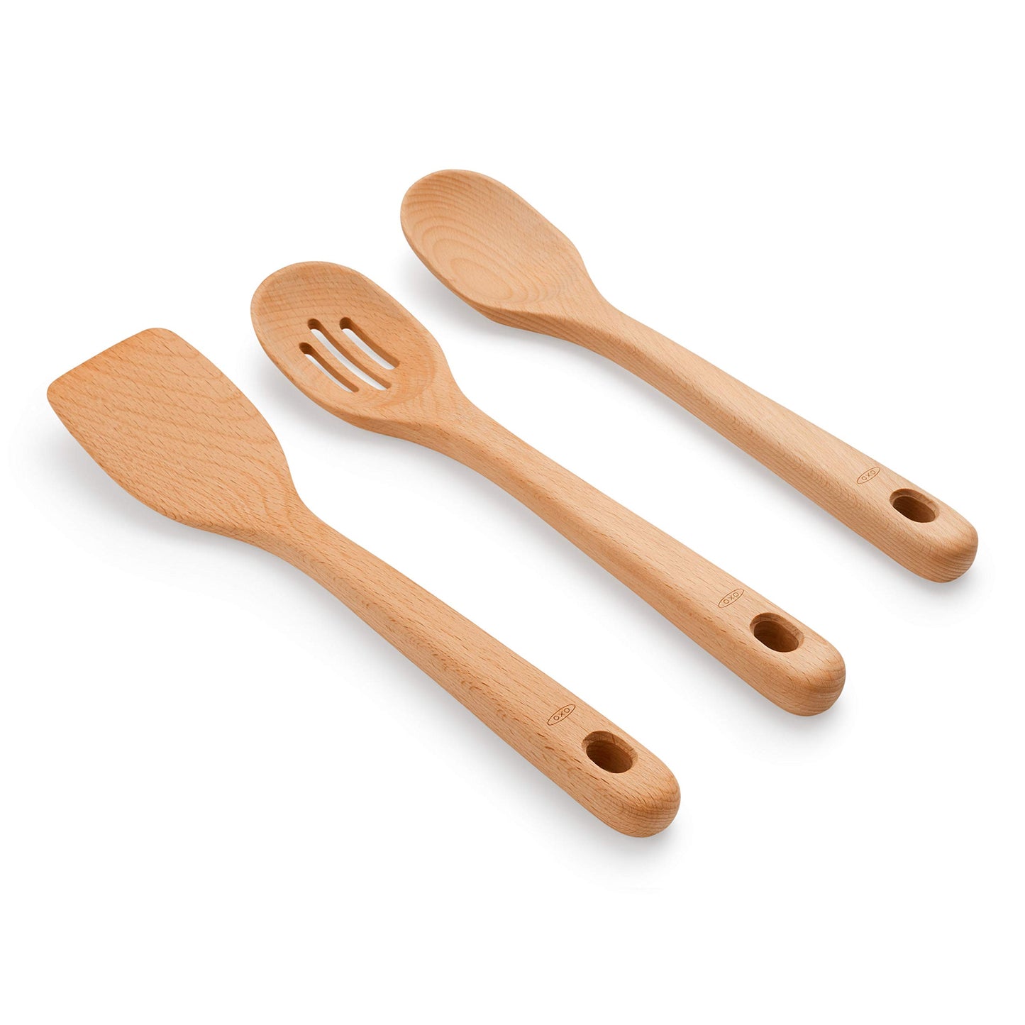 OXO Good Grips 3- Piece Wooden Utensil Set - WoodArtSupply