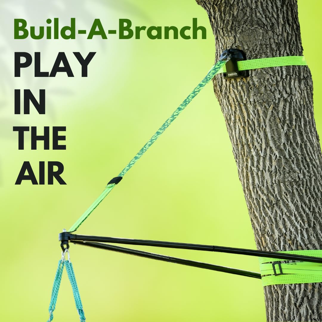 Treezone Build-a-Branch - Turn Any Healthy Tree Into The Perfect Swinging Tree - Build-a-Branch Tree Swing Hanging Kit - Made for Trees 12 + inches in Diameter - Great Tree Swing Addition to Any Yard! Slackers