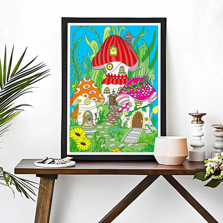 Aannanl Adult Coloring Book Set of 3 Coloring Books for Adults Relaxation Include Mandalas,Flowers and Fairytale House Theme,Color Books for Women Men to Relieve Anxiety and Stress Relief Aannanl