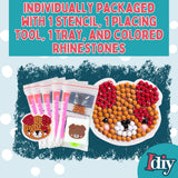 SCS Direct Kid's Birthday Party Diamond Gem Painting Craft Favor Kits -Pet Buddies- 20 Individually Packaged, All-in-One Packs for Boys & Girls -Fun & Unique Gem Classroom Art Project Activity Gift SCS Direct