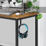 Lufeiya Home Office Desks 47 inch Desk for Bedroom Modern Simple Student Study Table 48 Vintage Writing Computer Desk, Rustic Brown Lufeiya