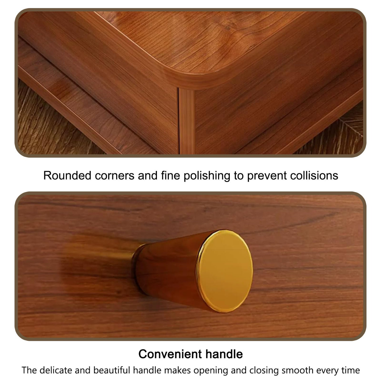 Elegant 360° Rotating Bookshelf with Storage - Compact Brown Design for Any Room LWQFHI