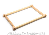 Needlepoint Embroidery Tapestry Scroll Frame Made of Organic Beech, Wooden Cross Stitch Frame, Needlepoint Holder, Stitching Frame (15.7" х 22") AllAboutEmbroideryUA