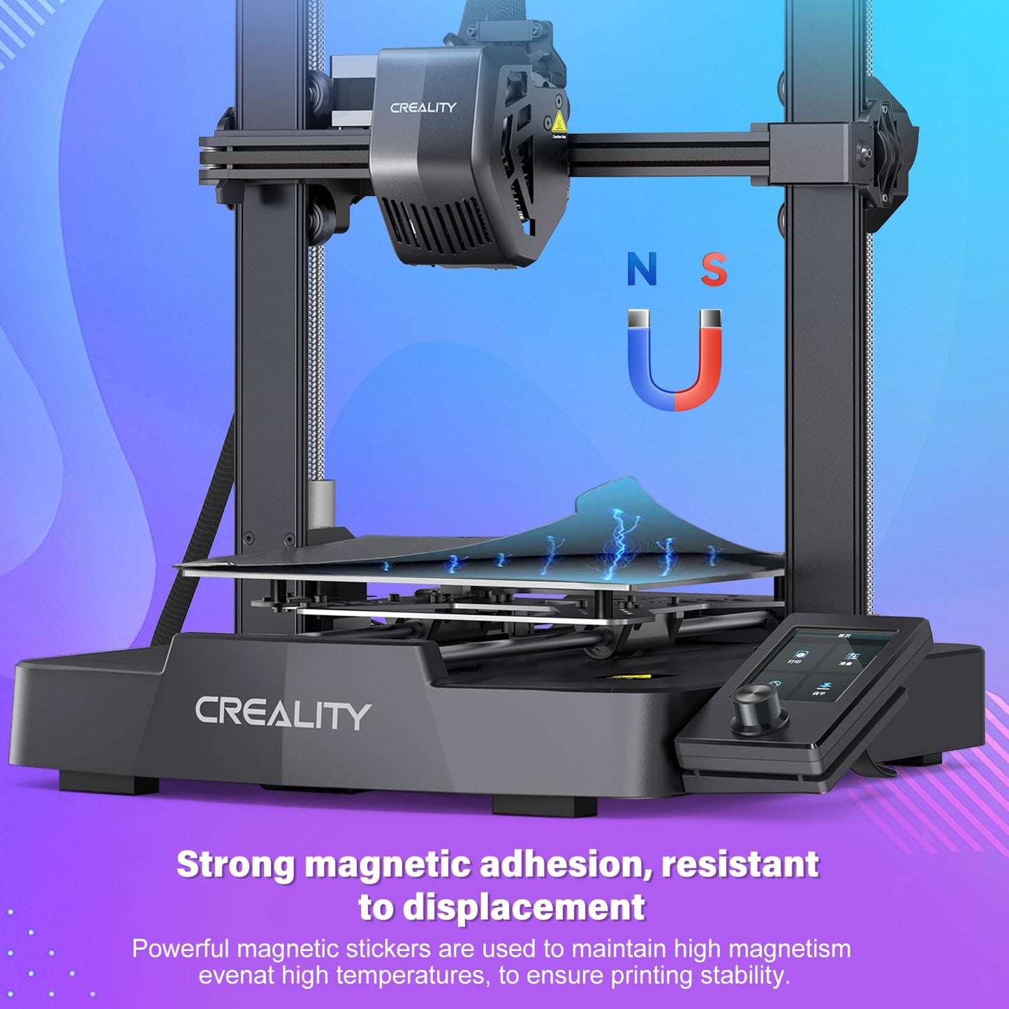 Creality Official Ender 3 V3 SE Build Plate Spring Steel Platform Plate Kit Textured PEI Sheet 235x235mm for Ender 3 Pro/Ender 5 Pro/Ender-3 S1 Pro/Ender-3 V2 Neo/Ender-3 V3 KE//K1/K1C 3D Pri - WoodArtSupply