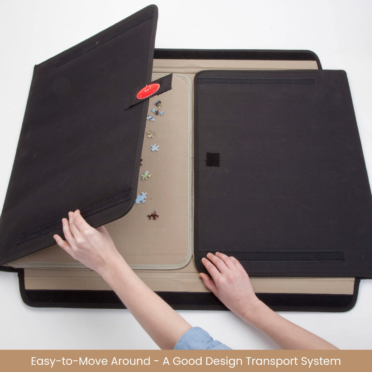 Bits and Pieces - 1500 Piece Size Porta-Puzzle Jigsaw Caddy - Puzzle Accessories - Puzzle Table - 24½" X 35½" Bits and Pieces