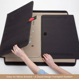 Bits and Pieces - 1500 Piece Size Porta-Puzzle Jigsaw Caddy - Puzzle Accessories - Puzzle Table - 24½" X 35½" Bits and Pieces