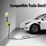 ONETAK NEMA TT-30P to 14-30R 120V 30 Amp 3 Prong RV Male Plug to 4 Prong Generator Female Outlet Receptacle EV Charger Compatible Tesla Gen 2 Power Cord Adapter ONETAK