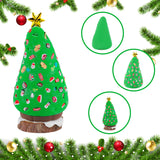 12Pack Christmas Trees DIY Crafts Kit - Air Dry Clay Christmas Crafts for Kids - Creative Air Dry Clay Modeling Indoor Decorations - Kids Christmas Trees Crafts Gift for School Winter Party Fun LULEEYANG