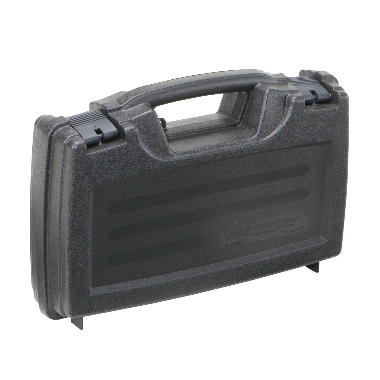 Plano Protector Series Single Pistol Case, Small, Black, Hunting Gun Case with Padlock Tabs and Foam Padding, Hard Plastic Pistol Case