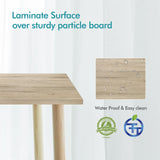 Kaboon Universal Tabletop 45"x20", Solid One-Piece Melamine Table Top, Double Desk L-Desk Floating Desk DIY, Home and Office, Oak Kaboon