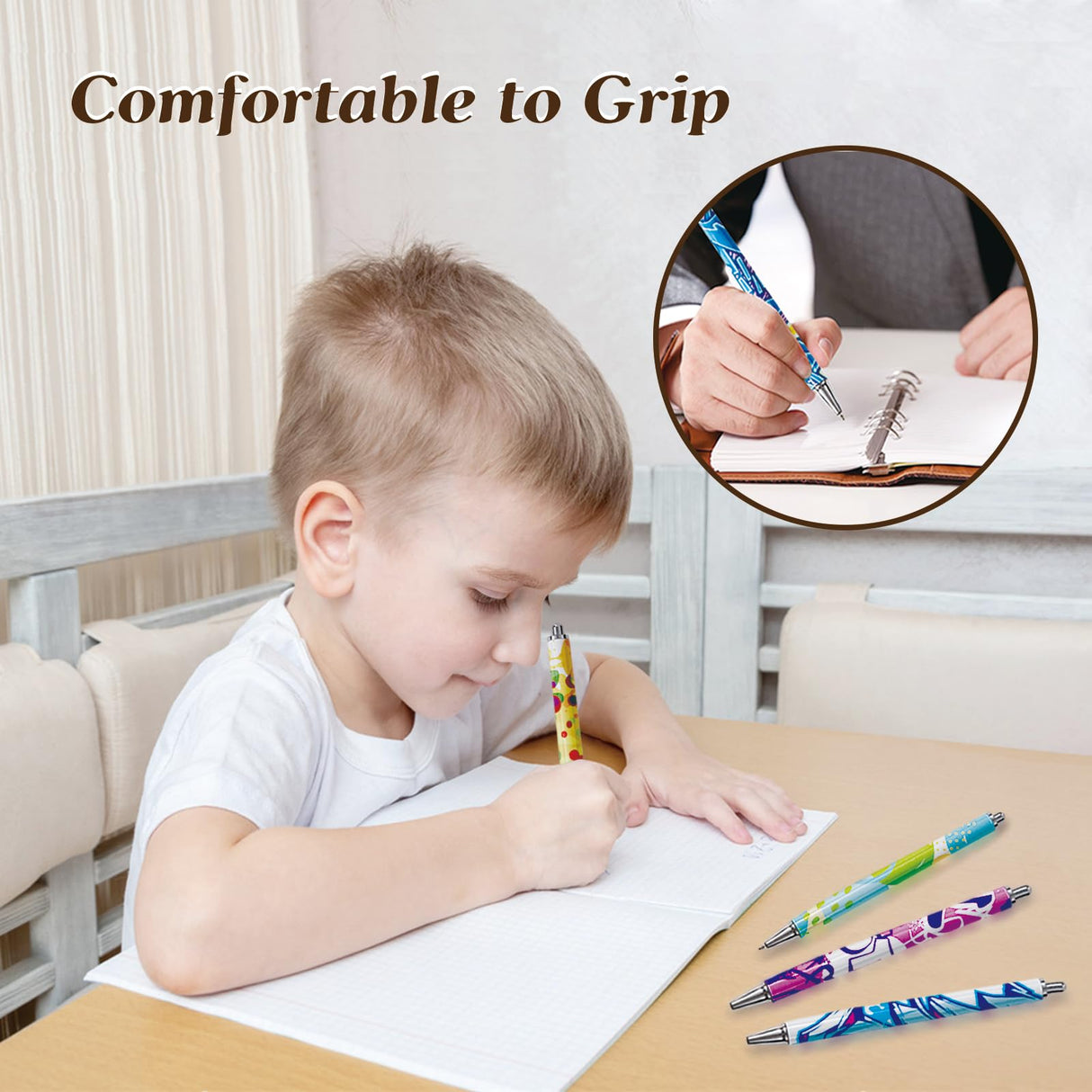 30 Pack Sublimation Pens Blank With Shrink Wrap, No Clip Heat Transfer Sublimation Ballpoint Pen, White Aluminum Personalized Customized Sublimation Pen for DIY Office School Stationery Supplies KEARTN