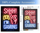 JFYHAB Diamond Art Painting Kits for Adults, Shhh Full Drill Diamond Dots Paintings for Beginners, Round 5D Paint with Diamonds Pictures Gem Art Painting Kits DIY Crafts Kits 12x16inch JFYHAB