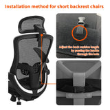 MAXCOM Foldable & Washable Fabric Heated Seat Cushion with Temperature Control & Timer - Whole Back Heating - for Office/Home Use MAXCOM