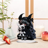 AIBOERL Dark Doll Tabletop Diamond Art Kits,Stand Up Diamond Painting Kits for Adults,DIY Desktop Diamond Painting Diamond Art Ornamental Sunshine Catcher Craft Desk for Table Tabletop Decor and Gift AIBOERL