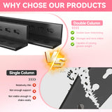 Storage Shelves - 5 Tier Shelf Organizer, 2500 LBS Heavy Duty Garage Shelving Unit, Stable Metal Shelves Organizer for Pantry, Kitchen and Closet, 24" W x 15" D x 63" H,Black Metallitrend