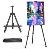 Easels for Painting Canvas, Aredy 66" Art Easel for Drawing, Portable Painting Easel Stand, Metal Table Top Easel Aredy