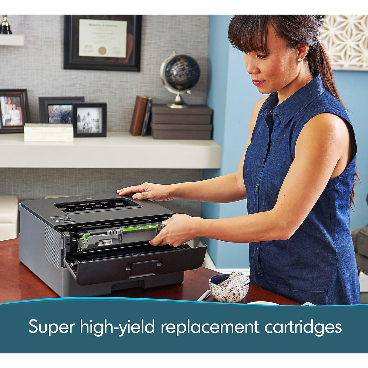 Brother US HLL2370DW Compact Laser Printer HL-L2370DW,Up to 36ppm,Up to 2400 x 600 dpi,Wireless 802.1 Brother