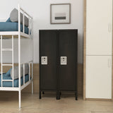 Yizosh Metal Locker with 1 Lockable Doors, Industrial Steel Storage Lockers for Employees - 55.1" Locker Storage Cabinets for School, Gym, Home, Office, Garage Yizosh