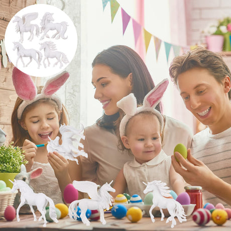 Toddmomy Paint Your Unicorn DIY Painting Kit - Decorate and Draw 3D Toys for Kids - Art and Craft Set Toddmomy