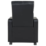 Coaster Home Furnishings - Toohey - Leatherette Upholstered Push Back Recliner Chair with Plush Headrests, Padded Armrests, and Pocket Coil Cushions - Living Room - 30-Inch - Black - 600181 Coaster Fine Furniture