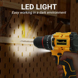 20V MAX Cordless Power Drill,Power Tool for Home,Variable Speed(Tool Only) RhovixStar