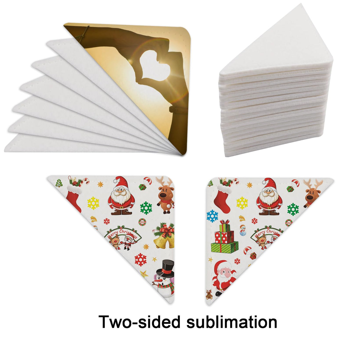 18 pcs Sublimation Bookmarks Double Sided,White Sublimation Bookmark Blank Personalized Book Mark Felt Bookmark Corner Bookmark,Sublimation Book Markers Cute Custom Bookmarks Sublimation Book Marker GEKIXUTP