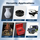 FLASHFORGE High Speed PLA Filament, 1.75mm, 500mm/s, High Speed Printing, Fast 3D Printer Filament, Robust and High Flow for Fast Printing, 2.2lbs/Spool FLASHFORGE