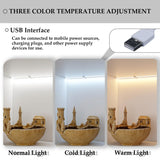 Homsee Storage Cabinet with 3-Color LED Lights, Glass Shelves & 4 Compartments, Sideboard Buffet Cabinet with Solid Legs, Modern Wood Display Cabinet for Living Room, Bedroom & Hallway, White Homsee